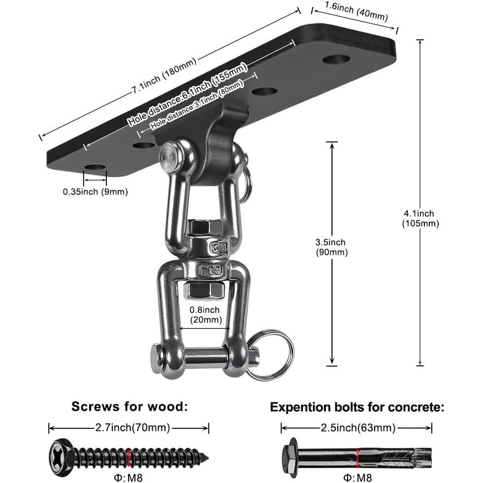 Soporte para Bolsa Pesada Dolibest 272 kg Acero Inoxidable