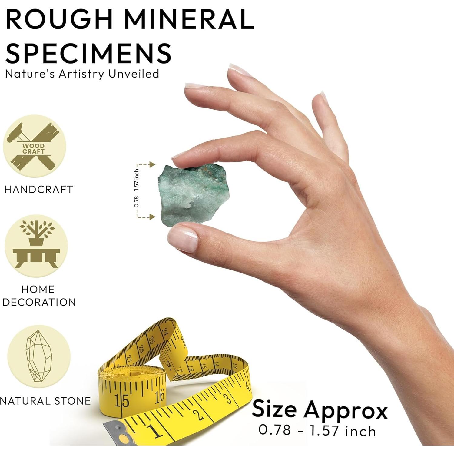 Cristales en Bruto de Amazonita 1/2lb - PYOR, Gemas Curativas