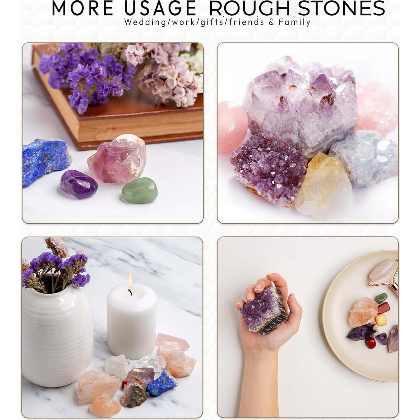 Cristales en Bruto de Amazonita 1/2lb - PYOR, Gemas Curativas