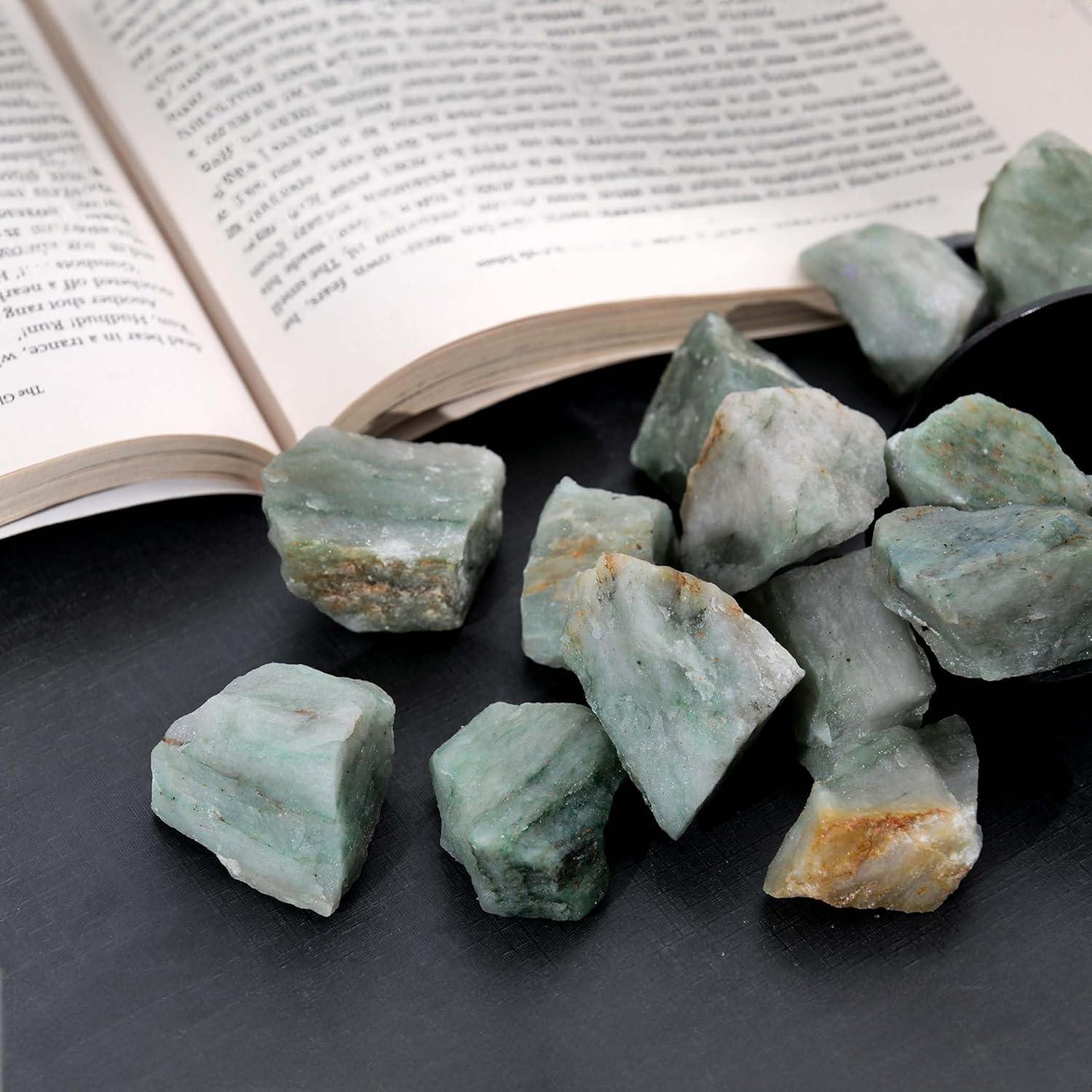 Cristales en Bruto de Amazonita 1/2lb - PYOR, Gemas Curativas