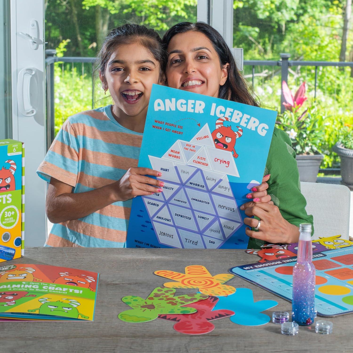 Kit de Manualidades Calmantes Abre La Alegría - 40 Piezas para Niños