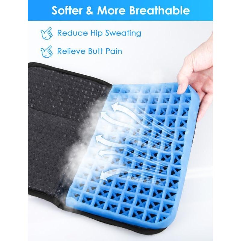 Cojín de Gel Portátil WISIMMALL Grande 42x30 cm Alivio Dolor