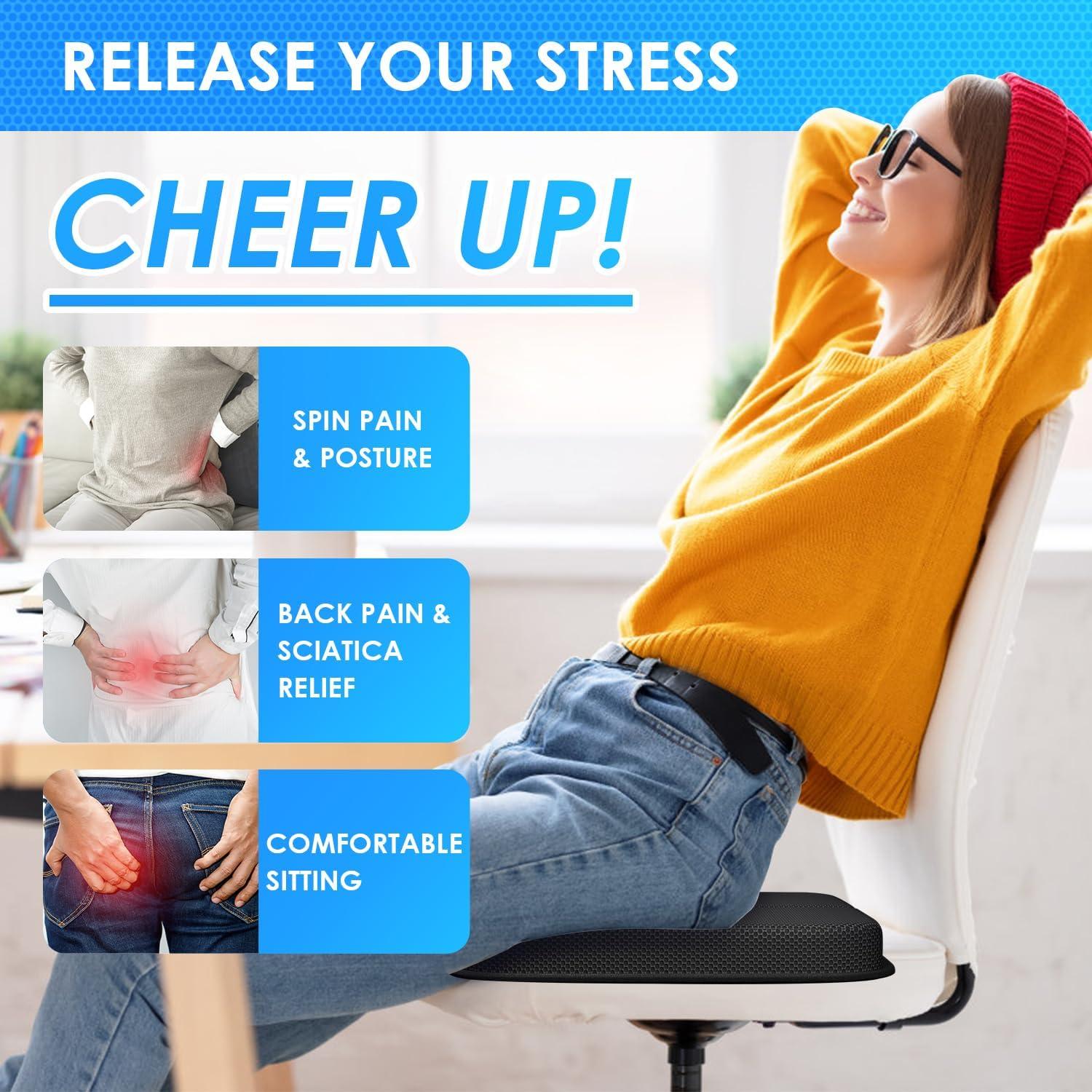 Cojín de Gel Portátil WISIMMALL Grande 42x30 cm Alivio Dolor