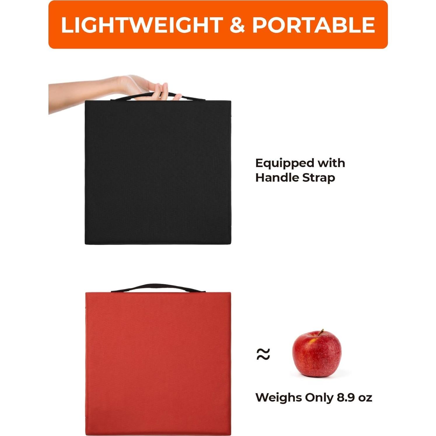 Cojín Calentado Portátil ORORO USB Rojo 40.6x35.6 cm