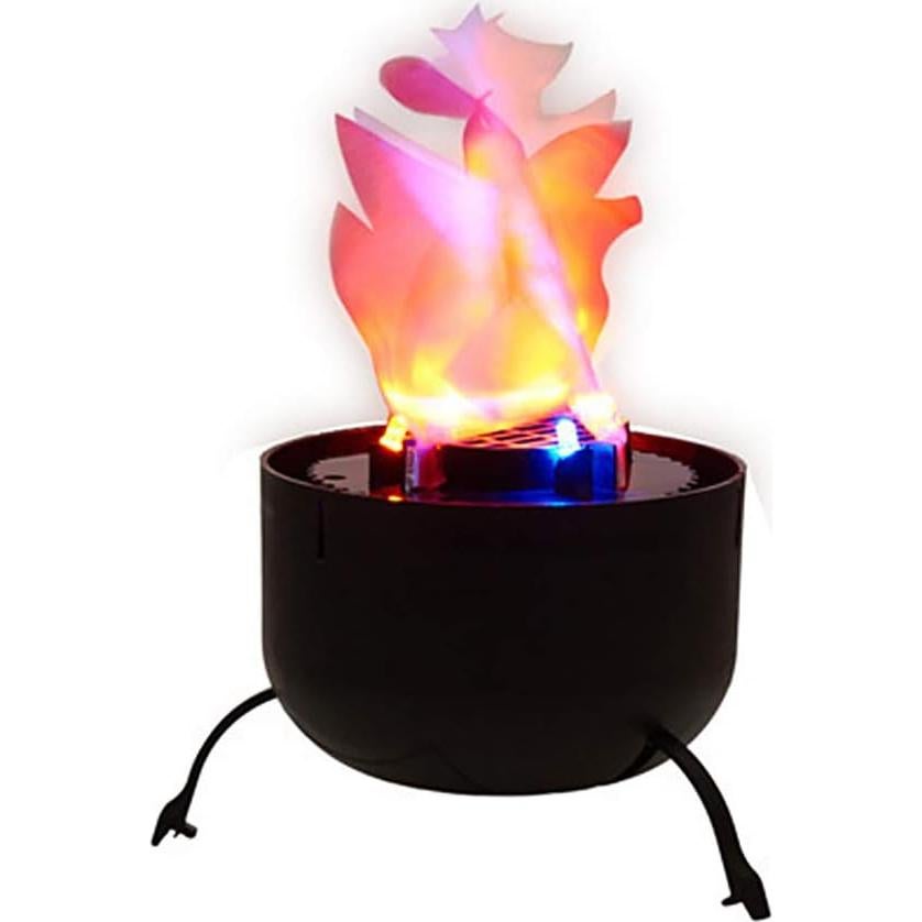 Lámpara de Llama 4 en 1 Faddare LED Efecto Realista Negro