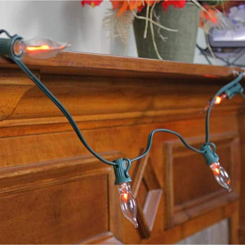 Luces de Cuerda Parpadeantes Goothy 3.05m C18 Verde 11 Bombillas