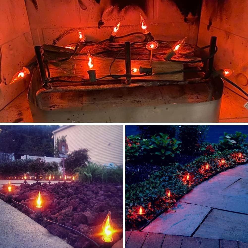 Luces de Cuerda Parpadeantes Goothy 3.05m C18 Verde 11 Bombillas