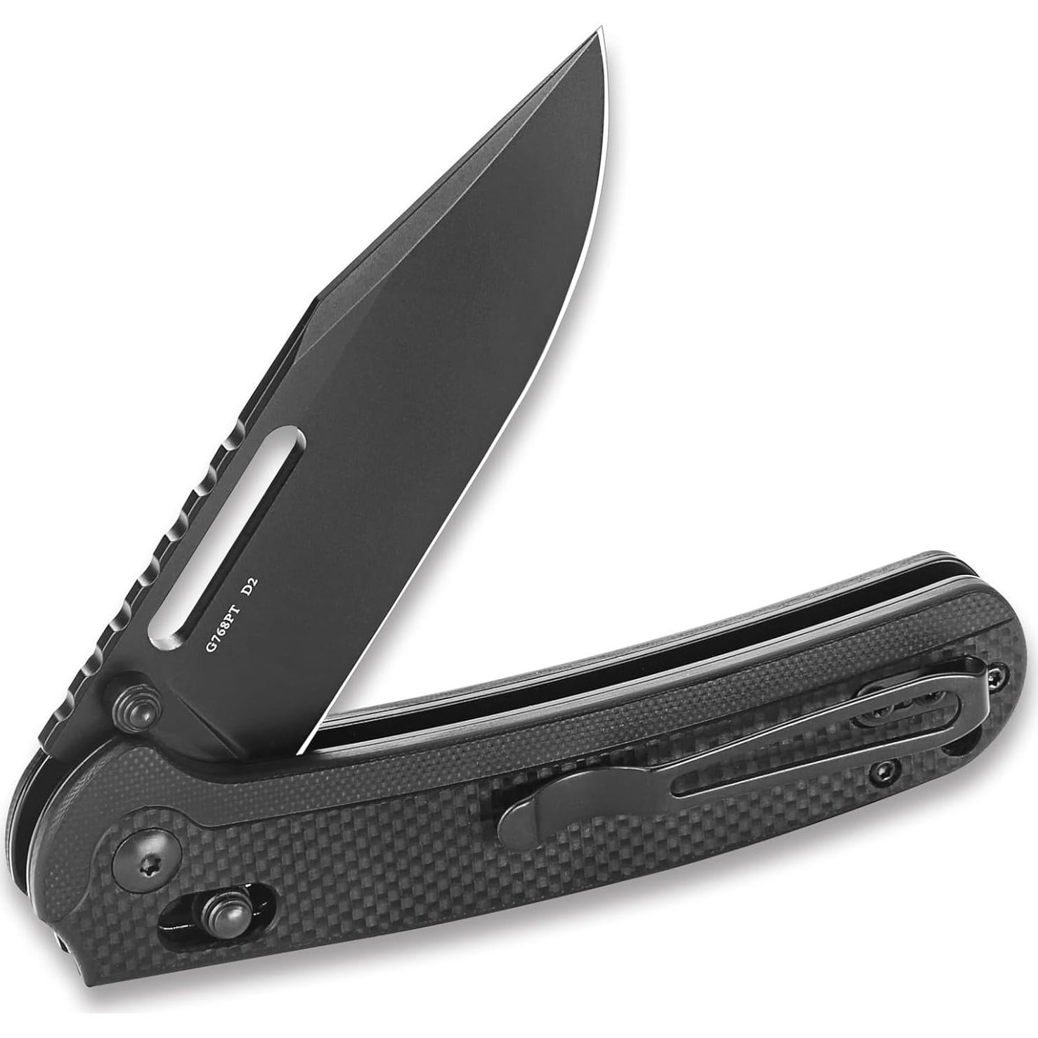 Cuchillo Plegable Ganzo G768PT-BK Acero Inoxidable D2 8cm