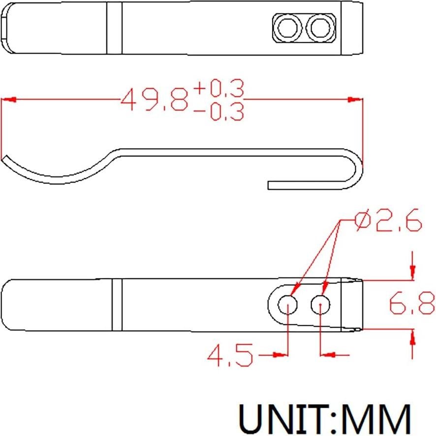 Clip de bolsillo de acero inoxidable CIVIVI Baby Banter Negro