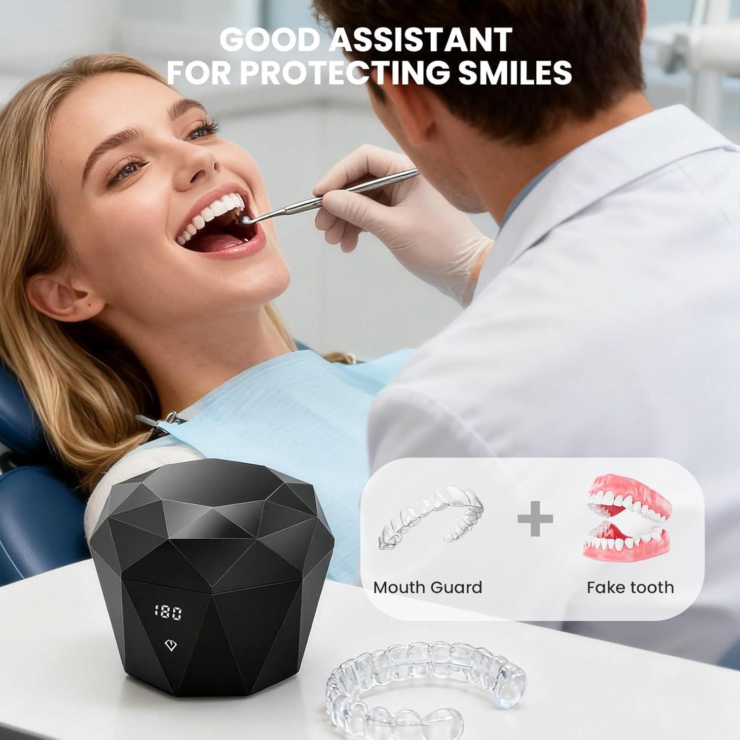 Limpiador Ultrasónico de Dentaduras Lumyspace 43.15KHz Recargable