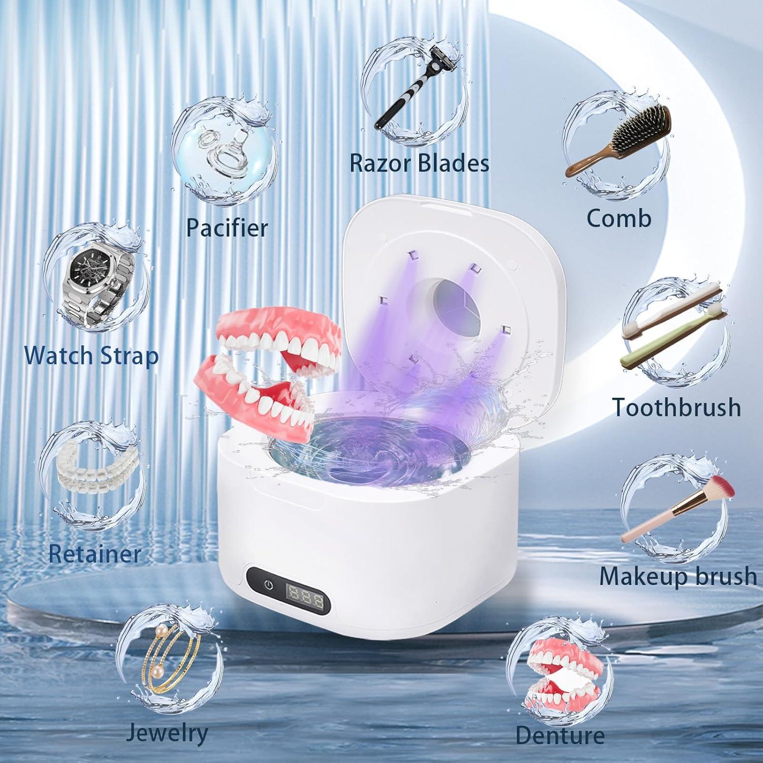 Limpiador Ultrasónico de Retenedores LINPING 340ml 49kHz 4 Modos