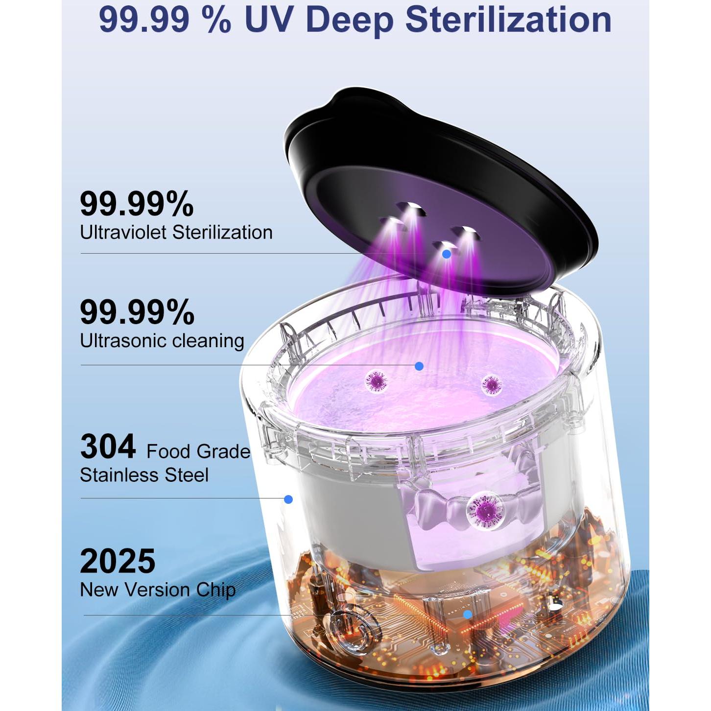 Limpiador Ultrasónico de Retenedores TEGANCE 200ML 48kHz