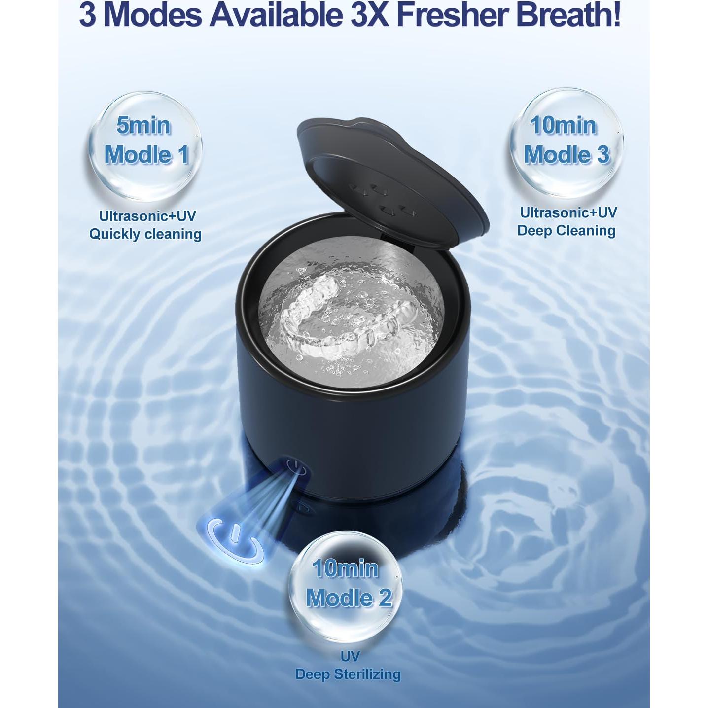 Limpiador Ultrasónico de Retenedores TEGANCE 200ML 48kHz