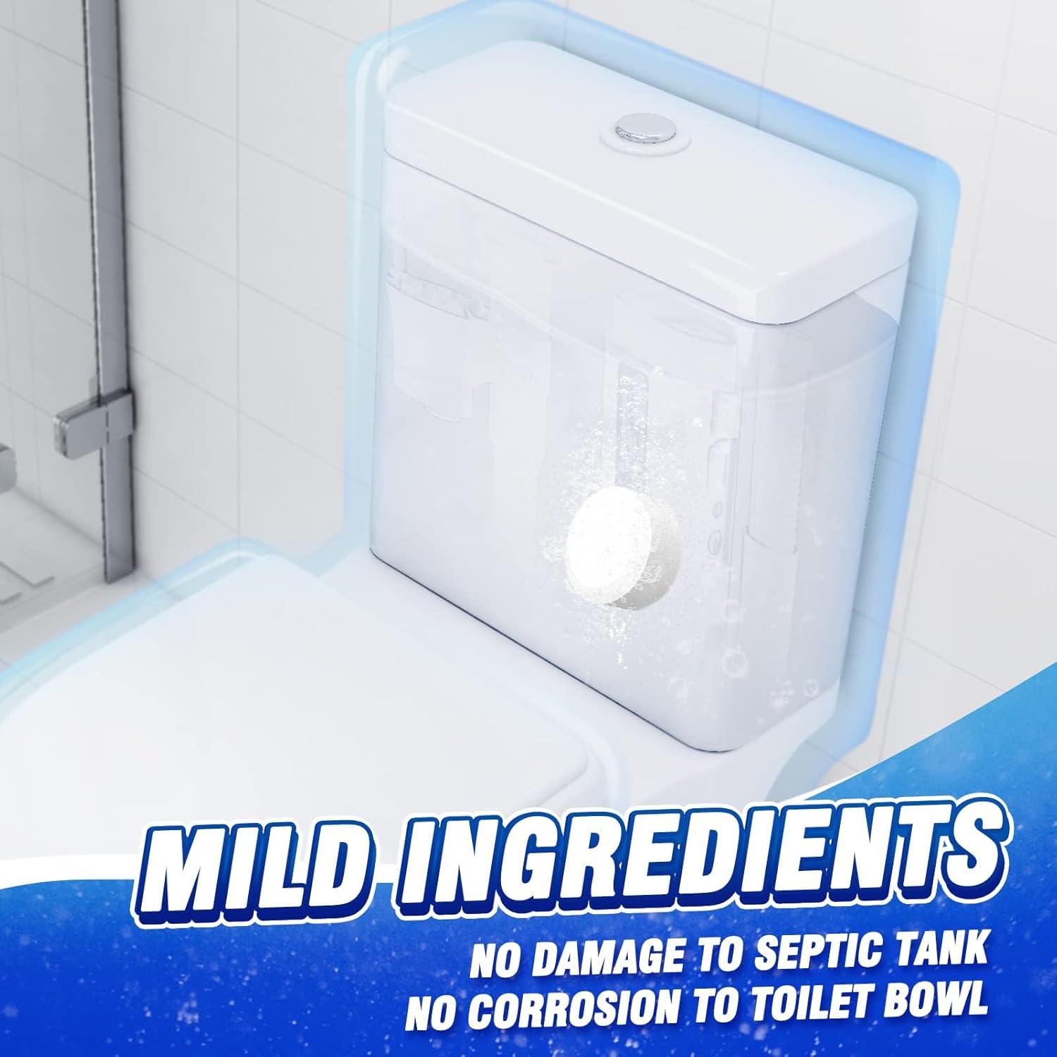 Limpiador de Inodoro Vacplus - 6 Paquetes de 50g con Blanqueador