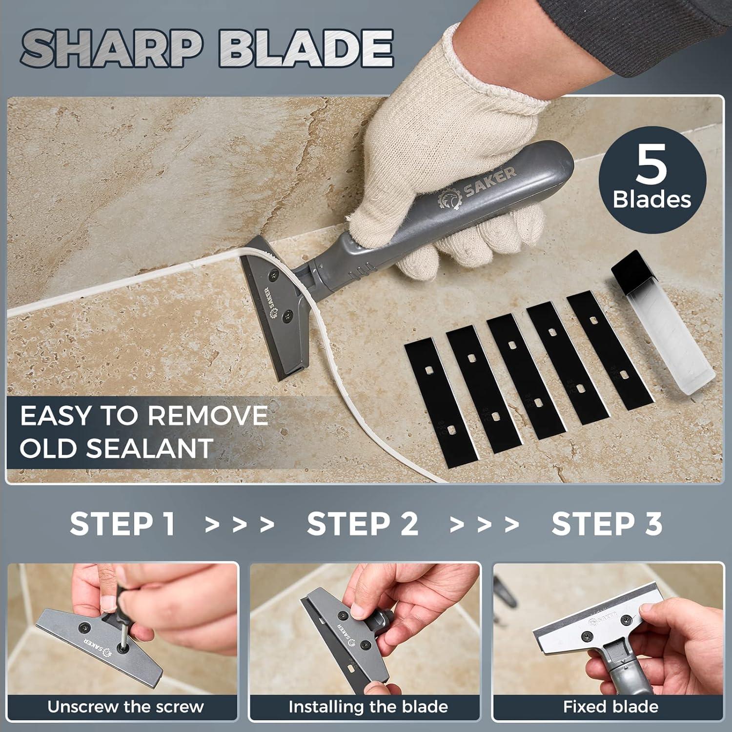 Kit de Herramientas para Sellado Saker 4 en 1 - Aluminio