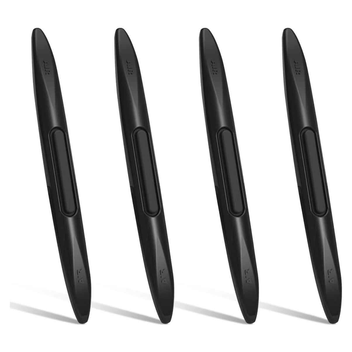 4 Protectores de Bordes de Puerta UHANBUT Anticolisión Negro