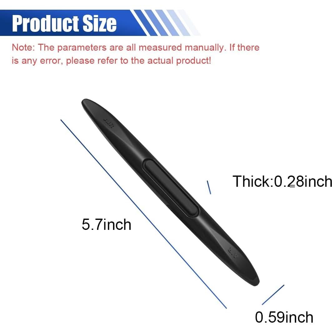 4 Protectores de Bordes de Puerta UHANBUT Anticolisión Negro