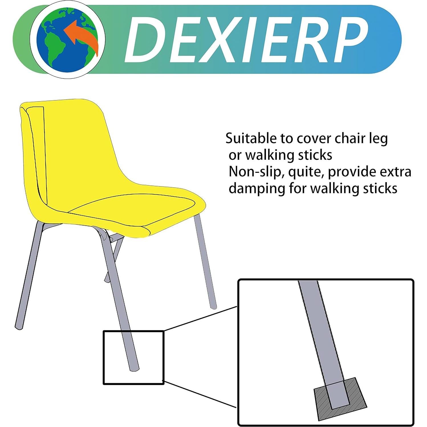 Tapones de Goma para Patas de Muebles Fuerza de Protección 9mm - Paquete de 12