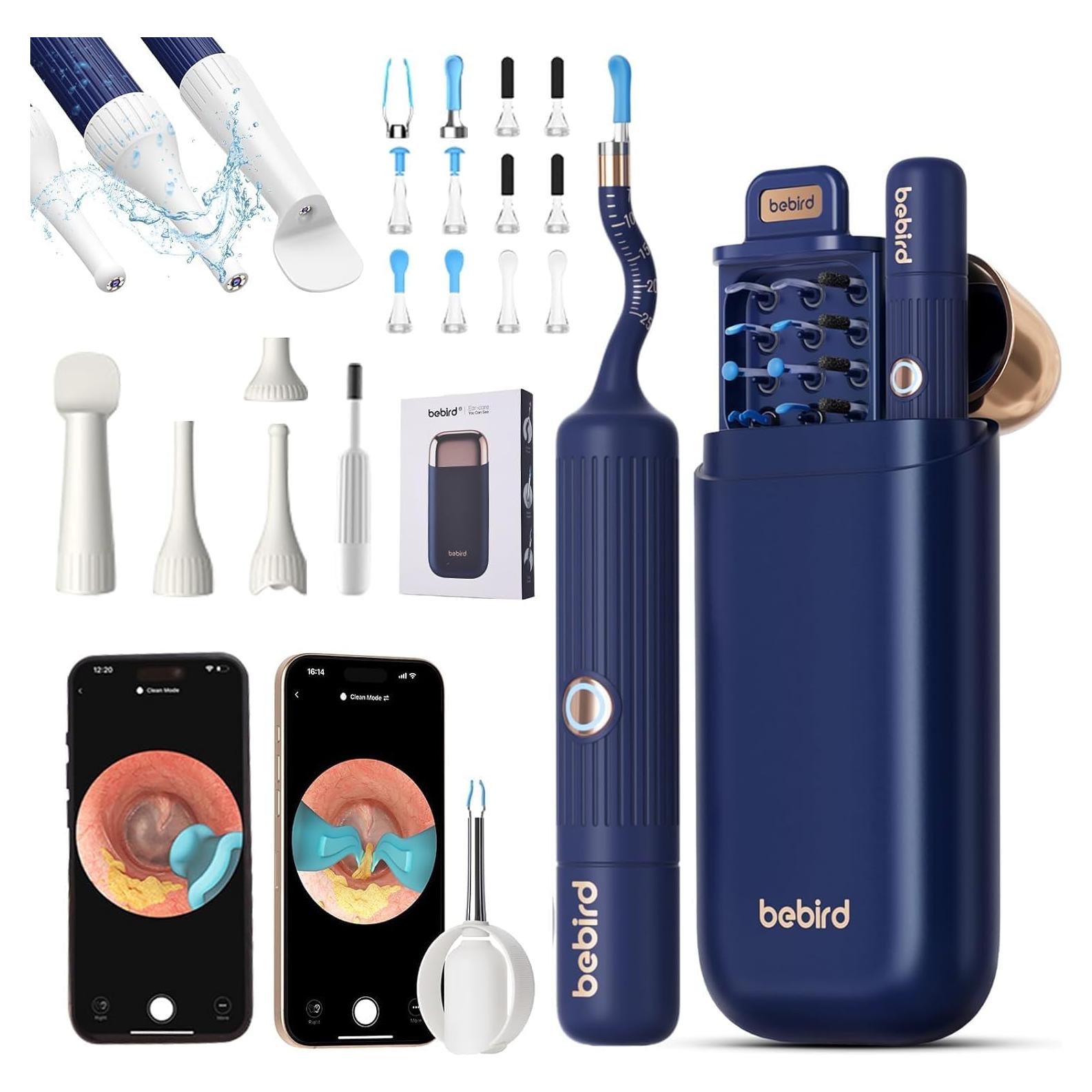 Limpiador de Oídos ZHIDE con Cámara 1080P Inalámbrico Azul