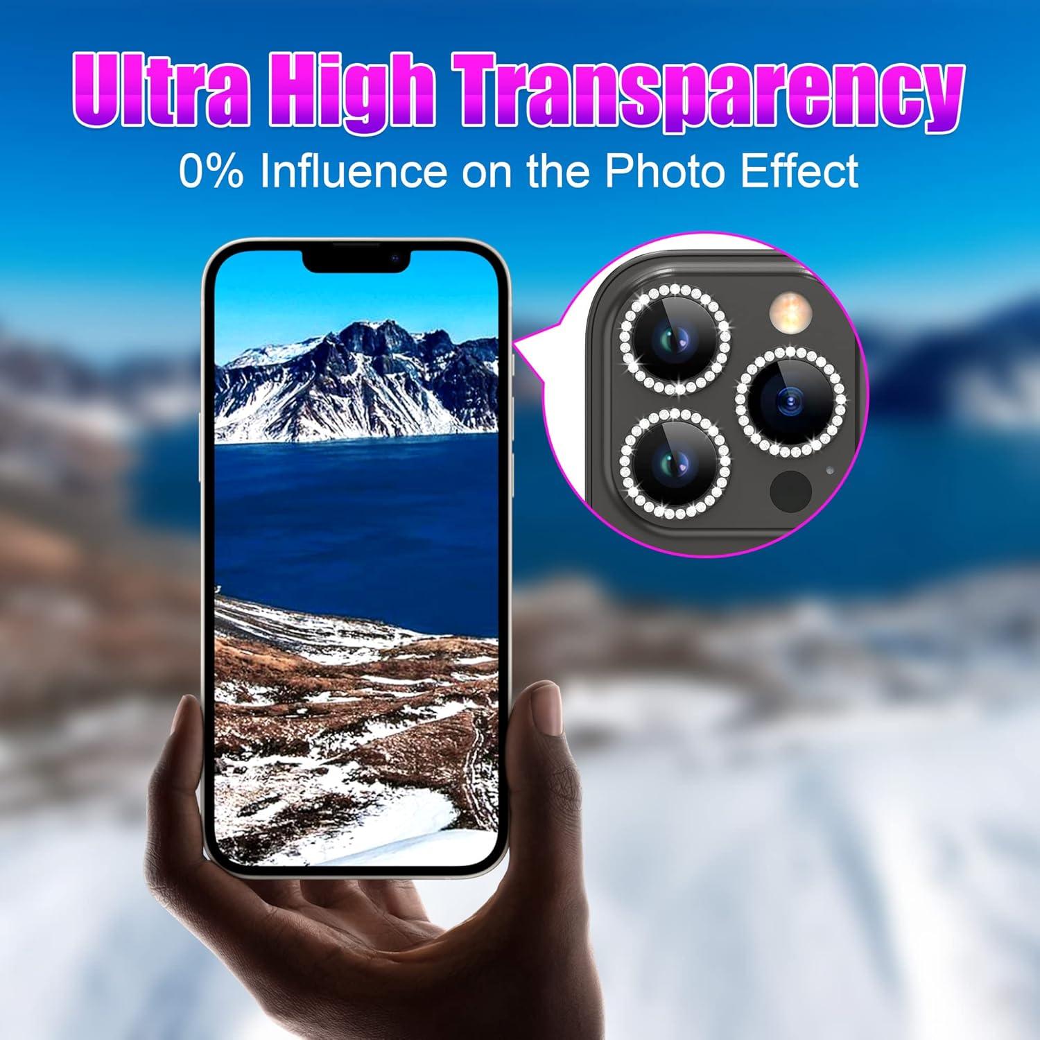 Protector de Lente de Cámara AGVEE para iPhone 12 Pro Max 9H