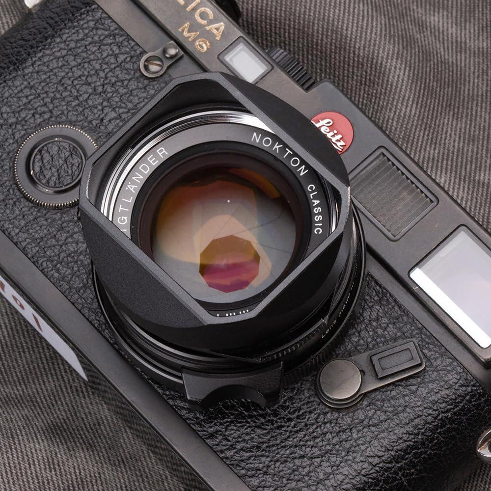 Capucha de lente cuadrada DBZZ para Voigtlander 35mm 40mm 50mm