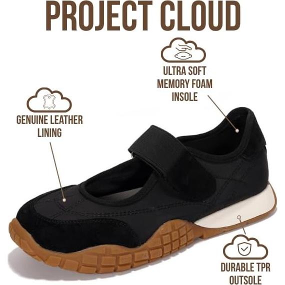 Zapatos Mary Jane para Mujer Project Cloud Donna - Antideslizantes y Livianos