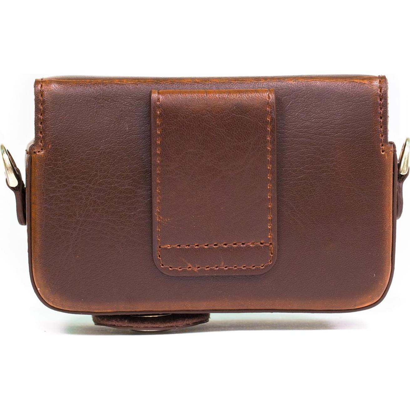 Funda de Cuero PU MegaGear para Canon PowerShot SX280 HS - Marrón