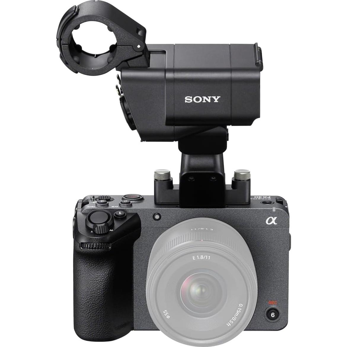 Cámara de Cine Digital Sony FX30 20.1 MP con Mango XLR