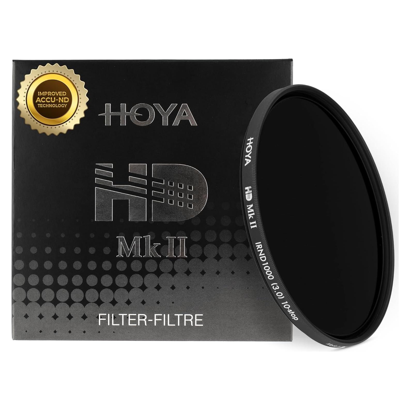 Filtro ND 49mm Hoya HD Mk II IRND1000 - Densidad Neutra 10 Pasos