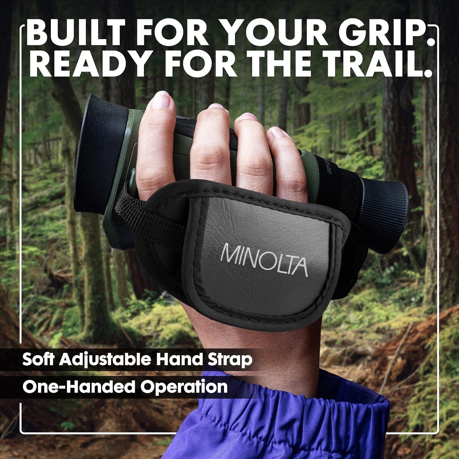 Monóculo Digital de Visión Nocturna Minolta 6x25 4K HD Negro