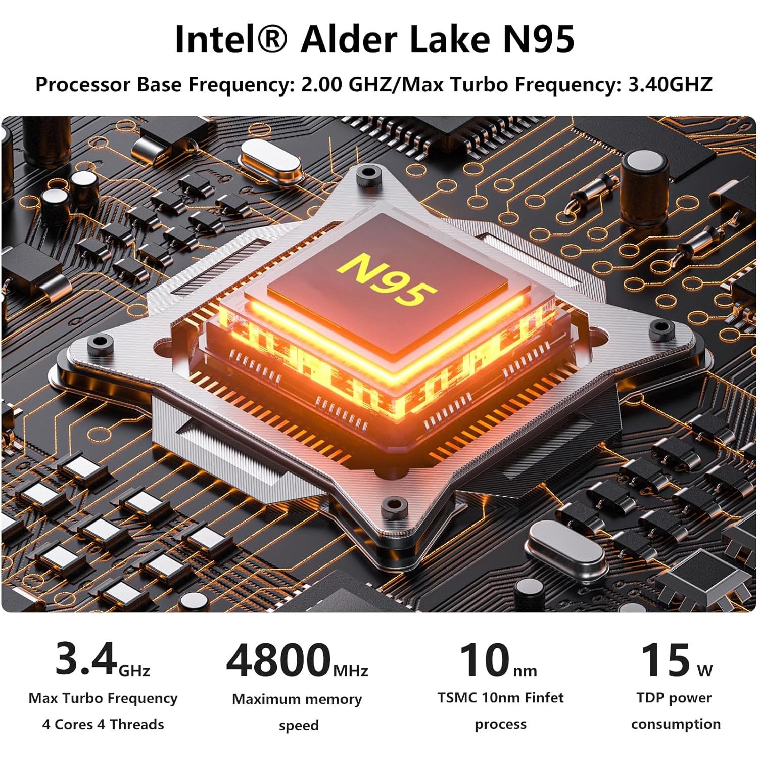 Mini PC FUNYET FY3 Intel Alder Lake N95 16GB 1TB 4K