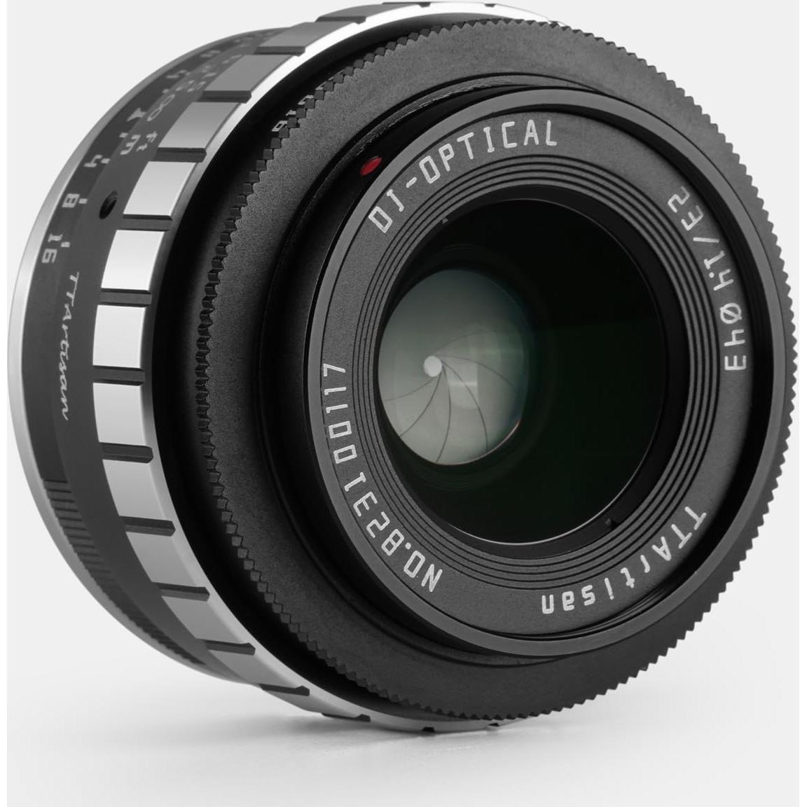 Lente TTArtisan 23mm F1.4 para Fuji X - Cuerpo Metálico Negro