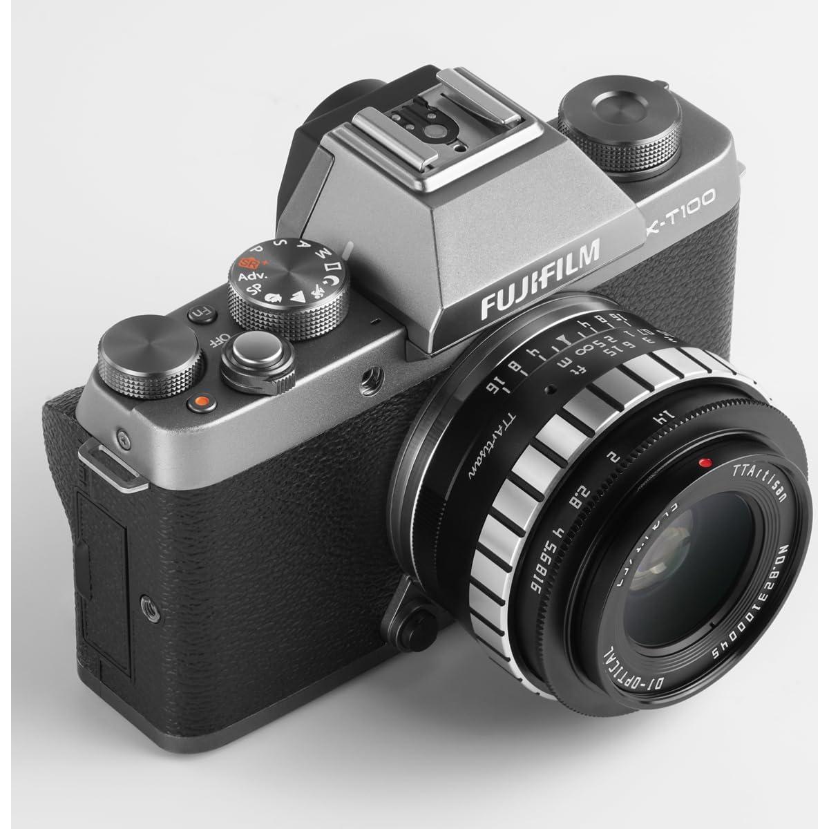 Lente TTArtisan 23mm F1.4 para Fuji X - Cuerpo Metálico Negro