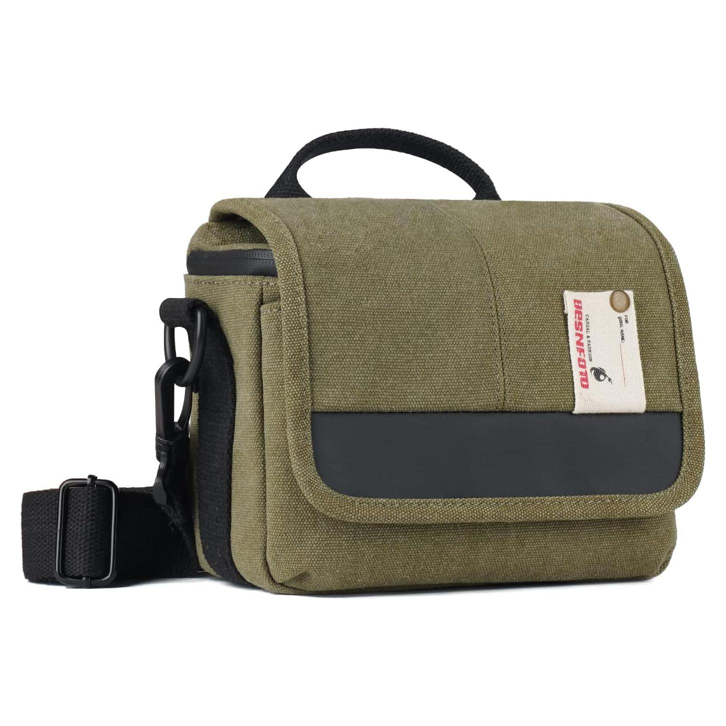Bolsa de cámara Besnfoto BF-1015 pequeña impermeable verde