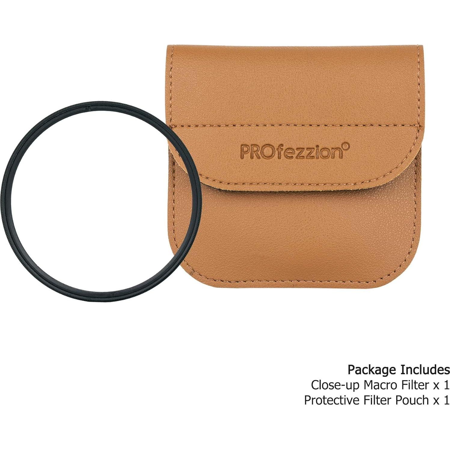 Filtro de Acercamiento PROfezzion 52mm +10 para Lentes Macro