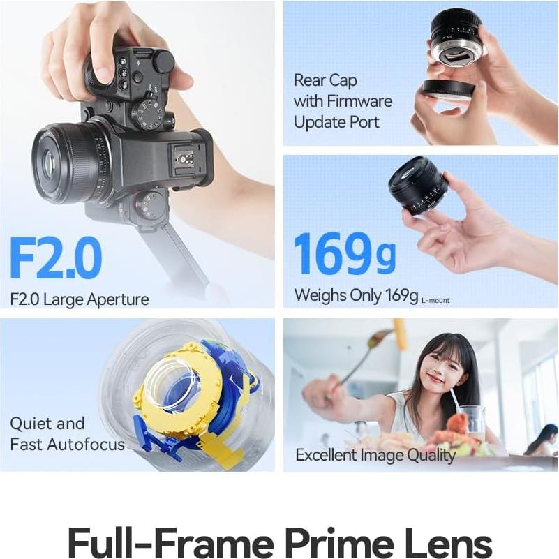 Lente TTArtisan 40mm F2 L Autoenfoque para Panasonic/Sigma