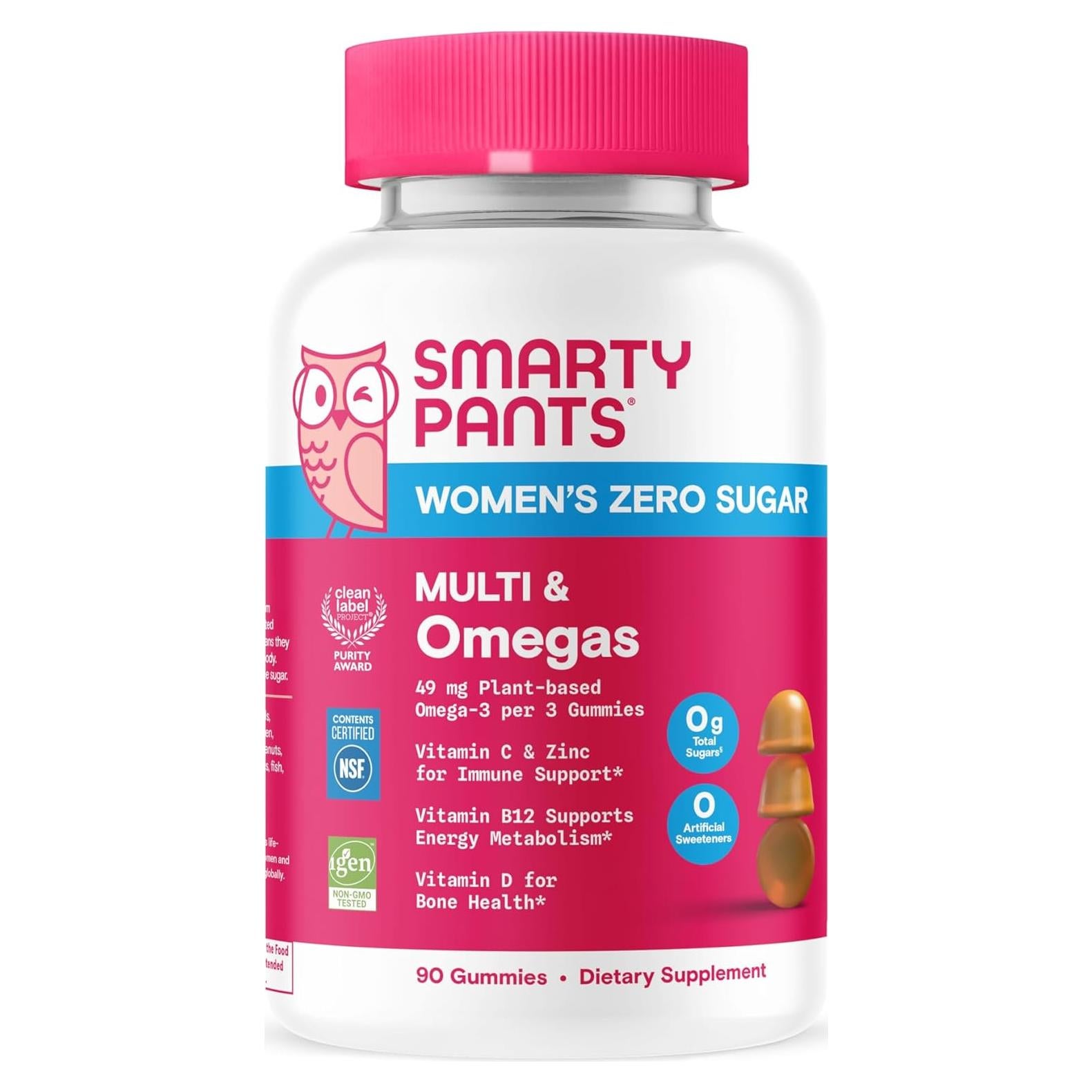 Multivitaminas Gominolas Sin Azúcar SmartyPants Mujeres 90 Unidades