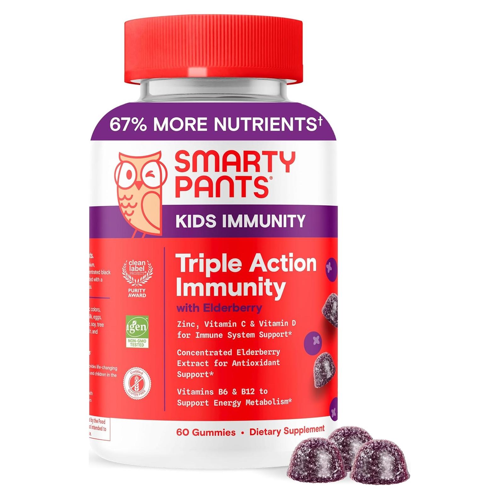 Gomitas de Inmunidad para Niños SmartyPants 60 Unidades