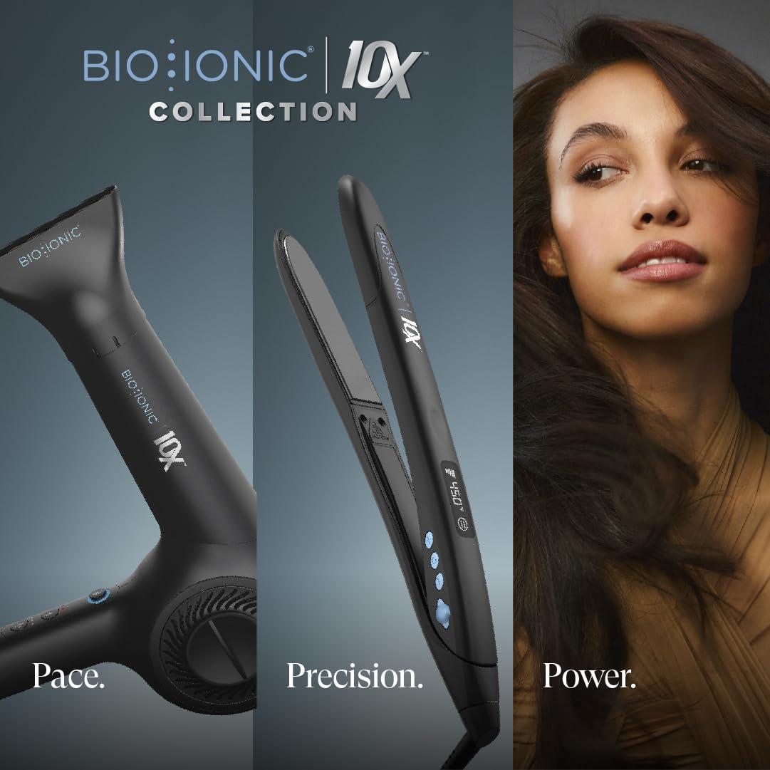 Plancha de Pelo Bio Ionic 10X 1" (2.54 cm) con Iones