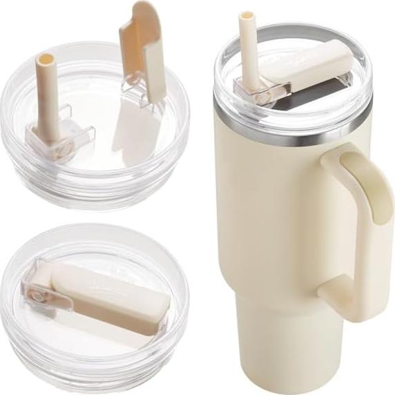 2 Tapas de Vaso Dipesi para Stanley Quencher 40oz a Prueba de Fugas