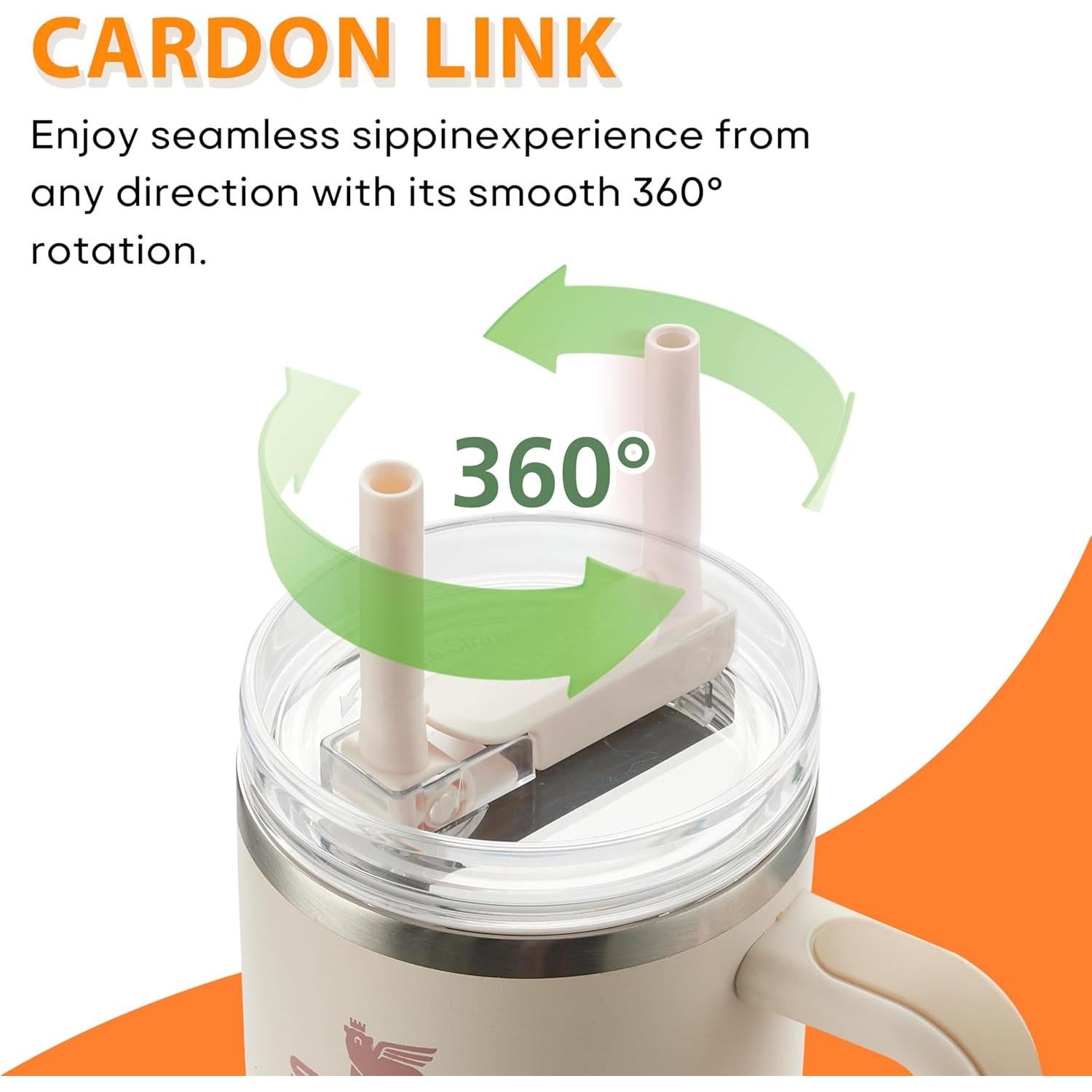 2 Tapas de Vaso Dipesi para Stanley Quencher 40oz a Prueba de Fugas