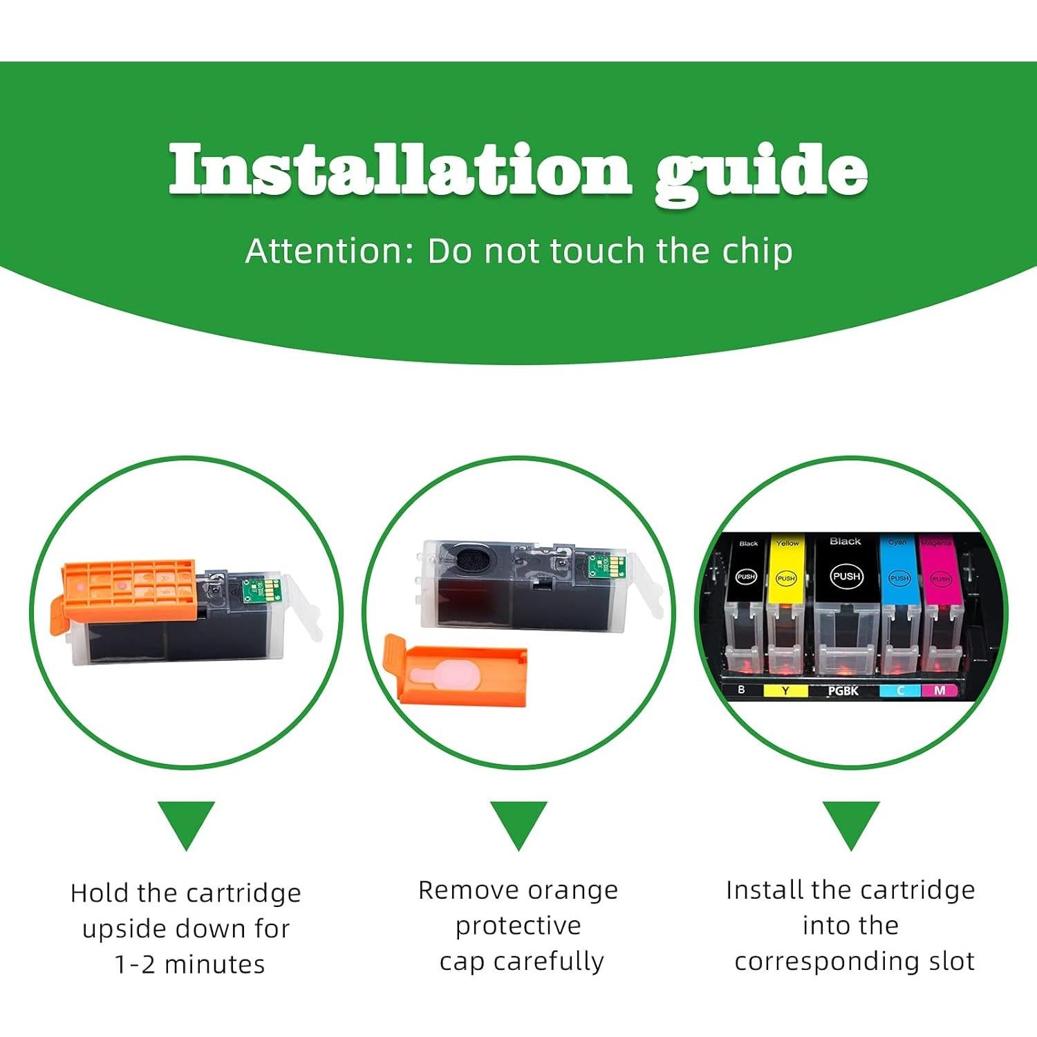 Cartucho de Tinta Cian GREENARK CLI-281XXL Compatible
