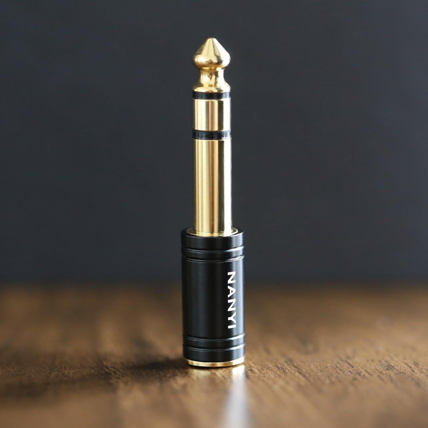 Adaptador de Auriculares NANYI 1/4'' a 1/8'' Negro 1-Pack