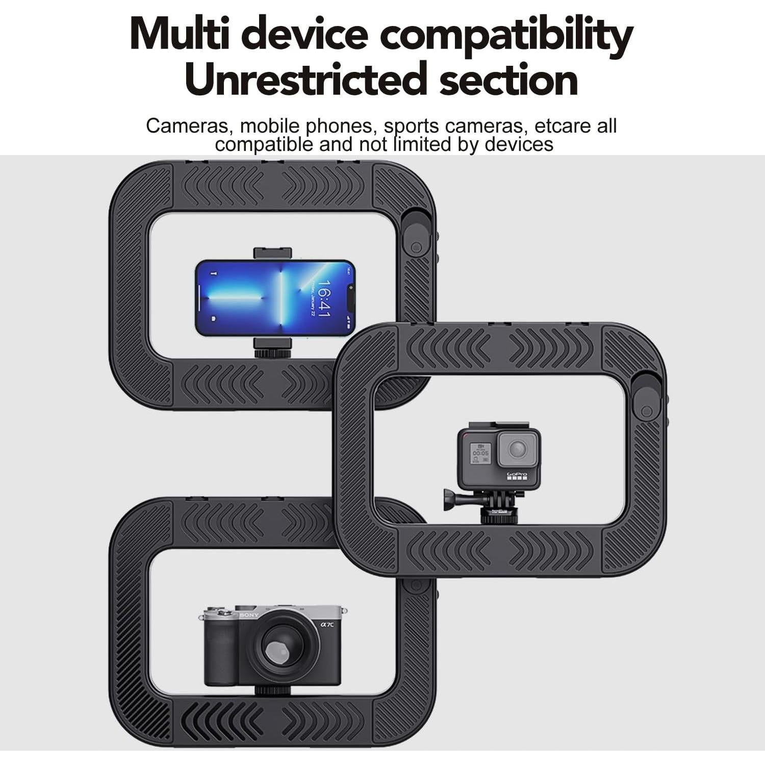 Anillo de Luz LED 20W con Trípode 203.2 cm y Batería 8000mAh