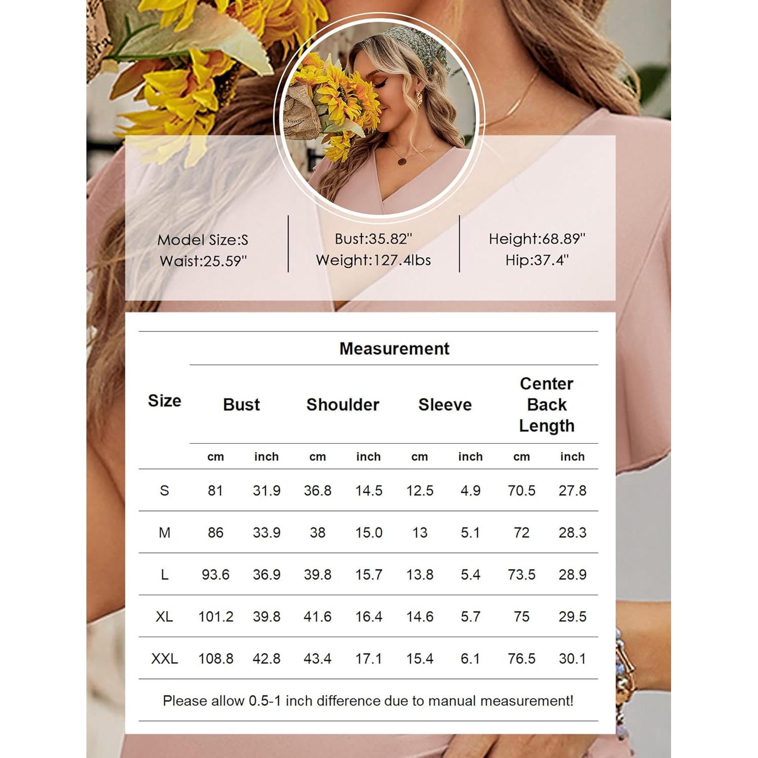 Camisetas de Maternidad Ekouaer 3 Piezas Manga Corta Lactancia