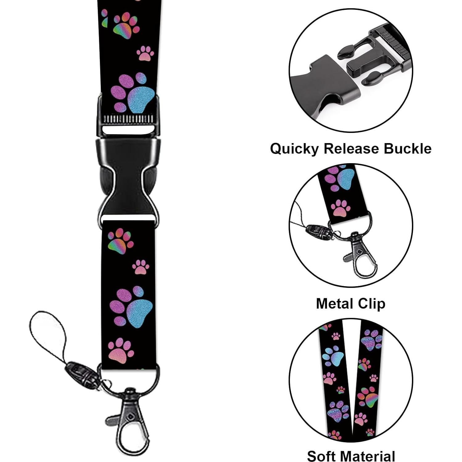 Soporte de Identificación HAKUNEI Garras de Gato Retráctil