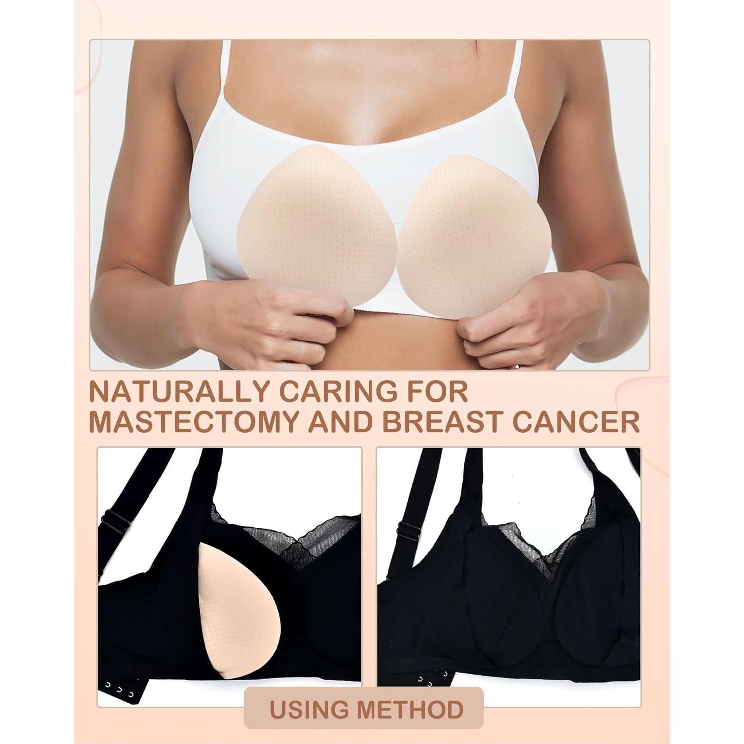 Insertos de Almohadillas para Sujetadores Ksang - Realce 4.19 cm