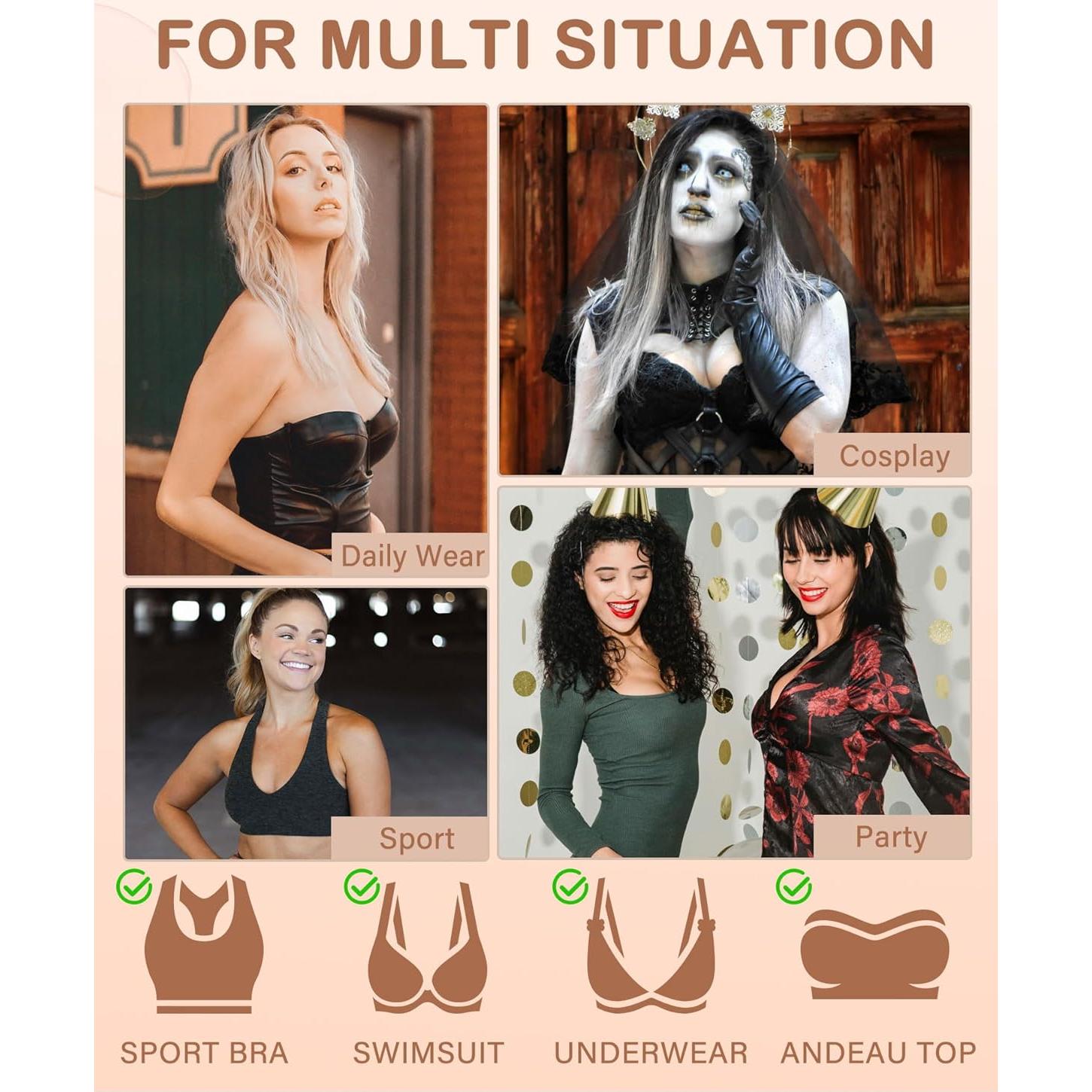 Insertos de Almohadillas para Sujetadores Ksang - Realce 4.19 cm