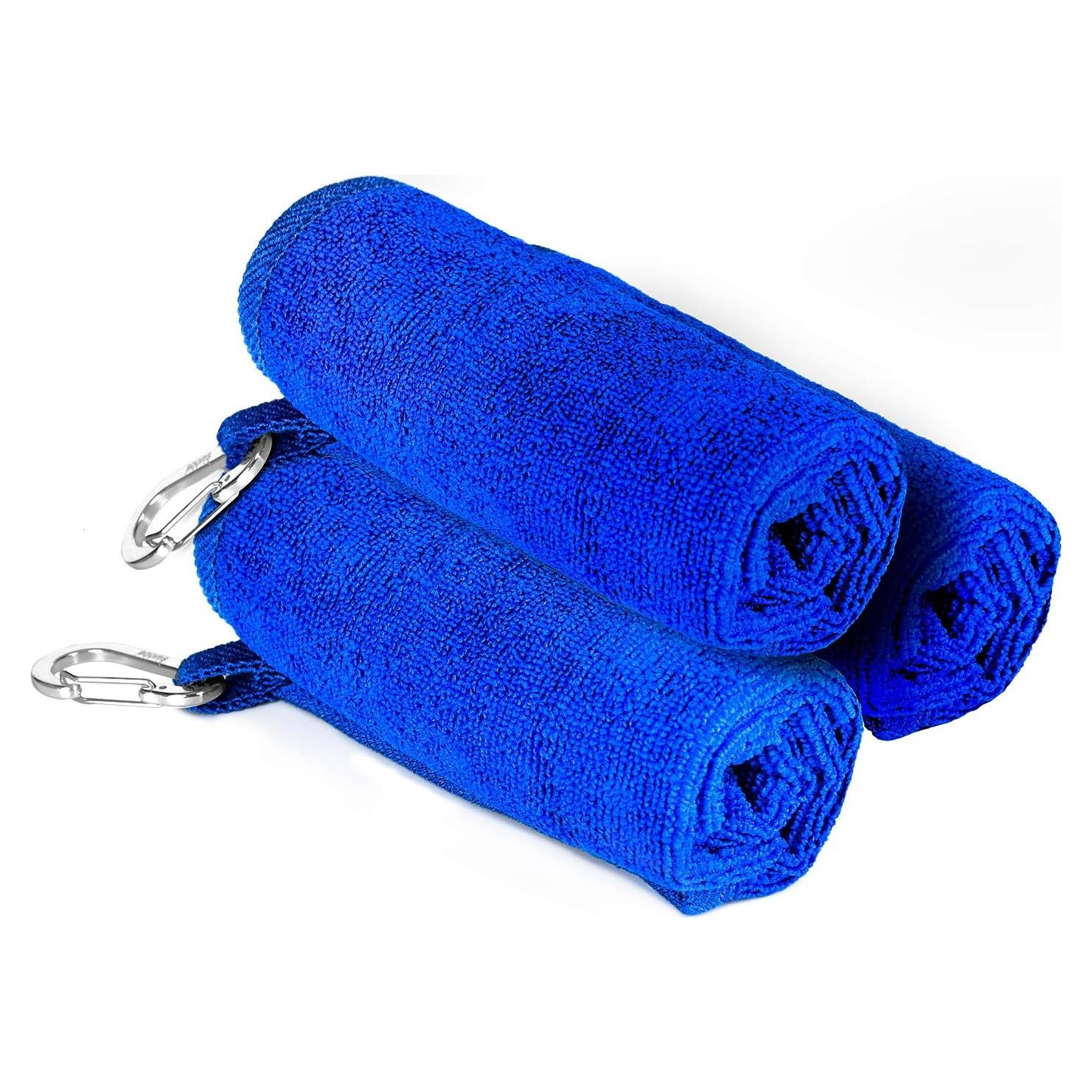 Toalla de Microfibra Booms Fishing B0T 3 Piezas Azul