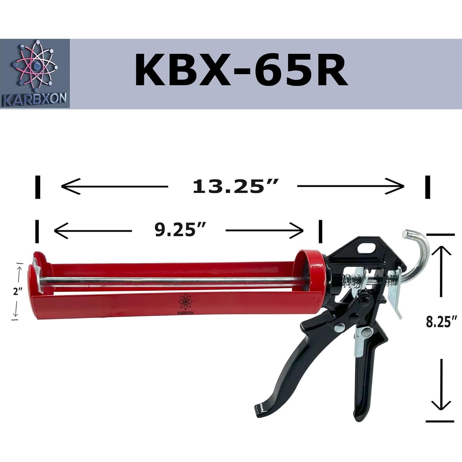 Dispensador de Caulking KARBXON KBX65 - 10 oz - Sin Goteo
